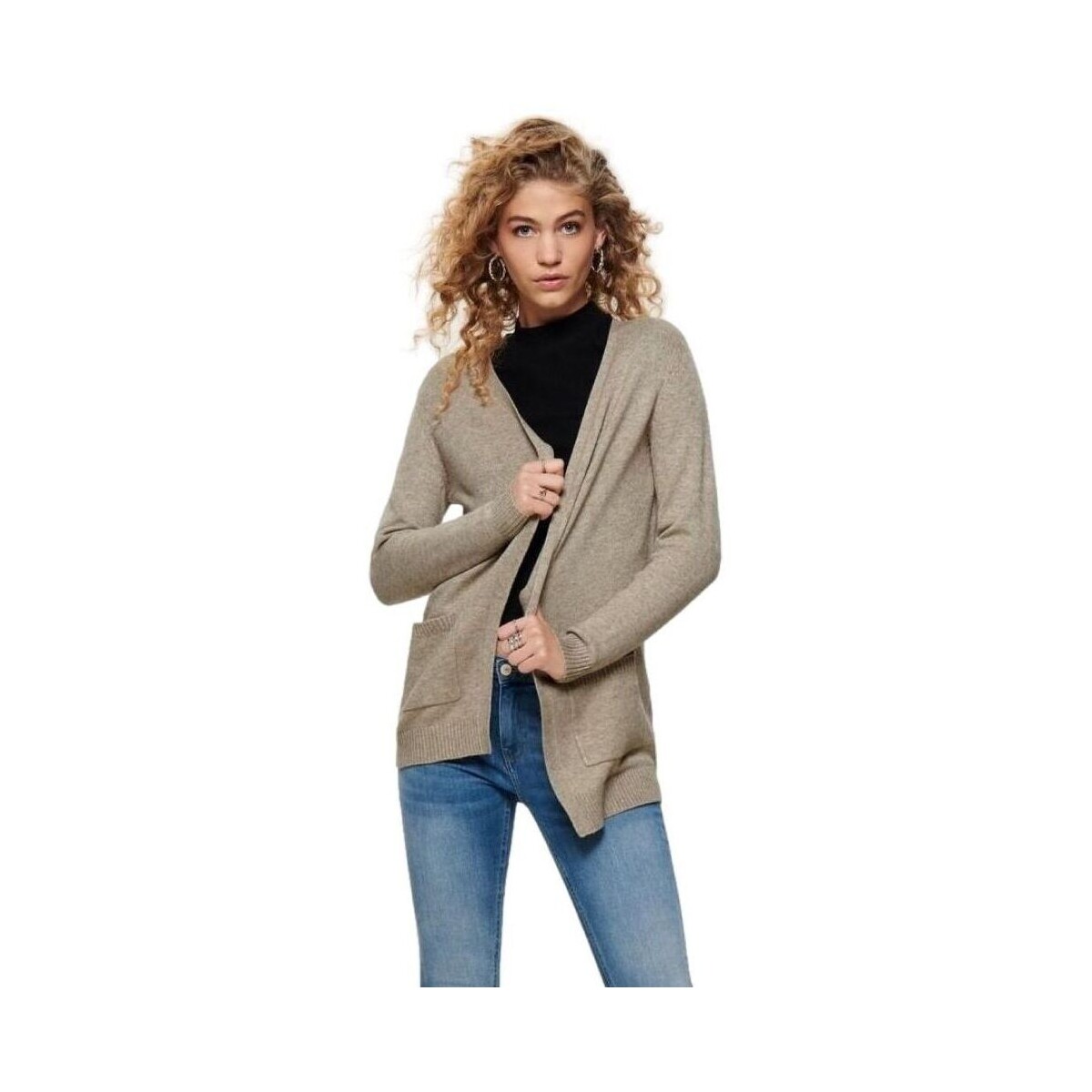 Μπουφάν / Ζακέτες Only Lesly Open Knitted Cardigan - Beije