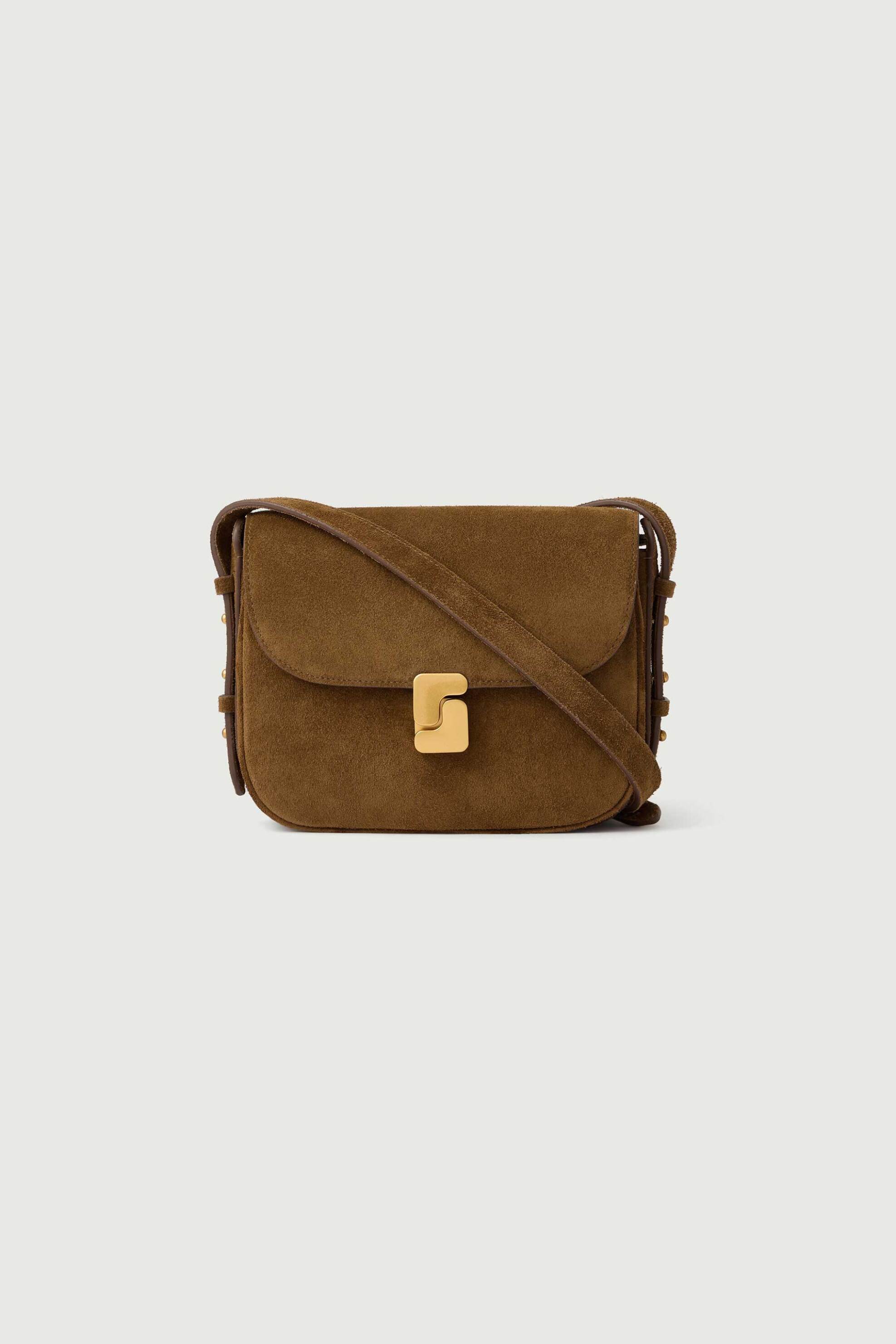 Soeur γυναικεία δερμάτινη τσάντα ώμου/crossbody suede "Bellissima Mini" | ONE SIZE