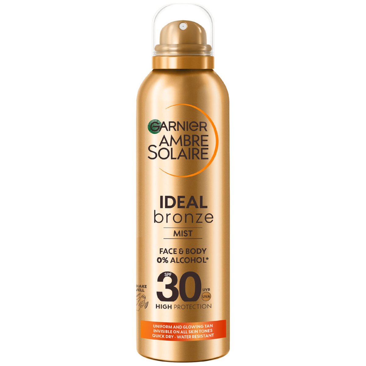 Garnier Ambre Solaire Ideal Bronze Face & Body Spray Spf30 Αντηλιακό Σπρέι Υψηλής Προστασίας για Πρόσωπο & Σώμα 150ml