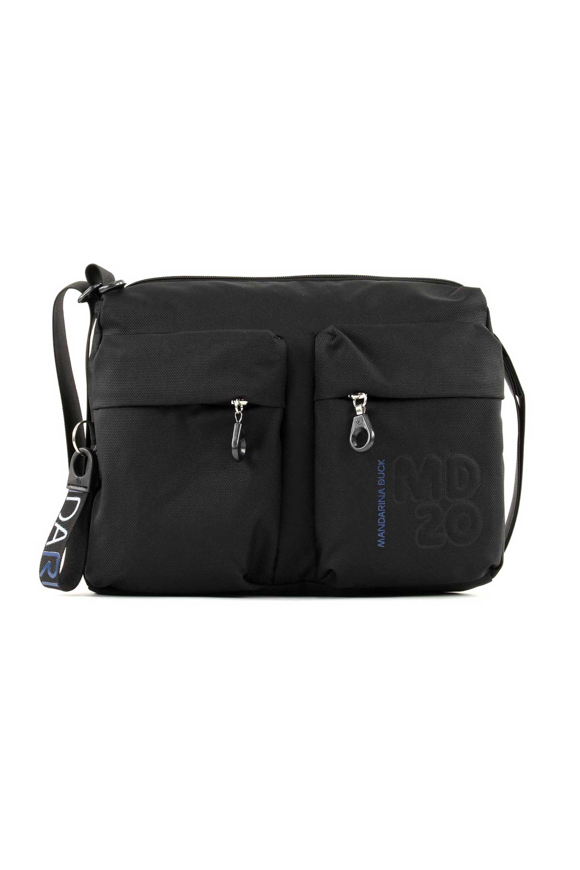Mandarina Duck γυναικεία τσάντα ώμου με ανάγλυφο λογότυπο
