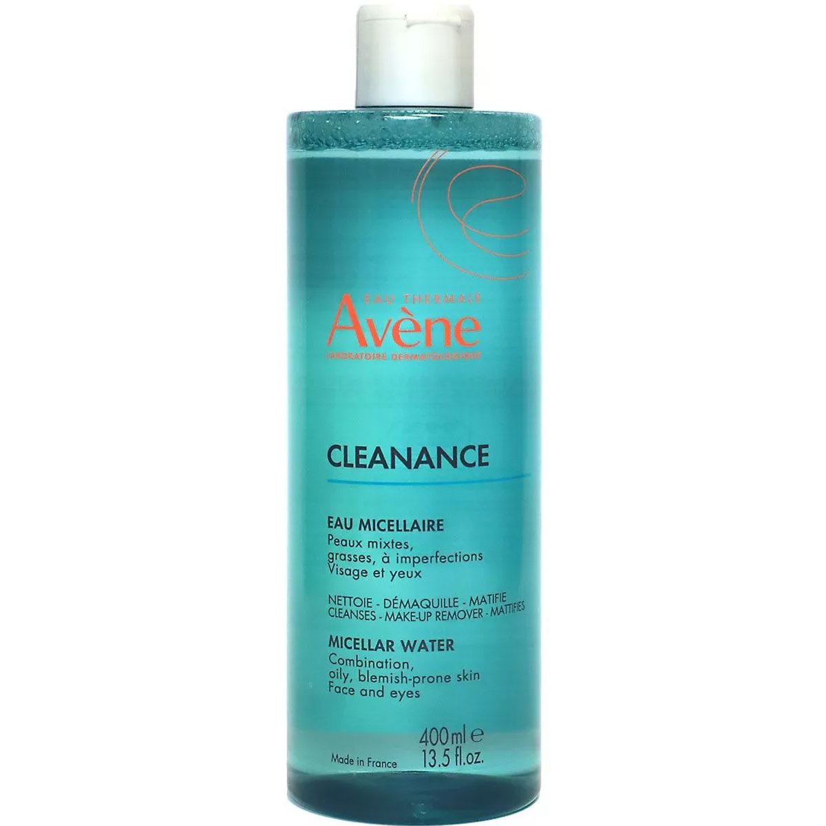 Avene Cleanance Micellar Water for Face & Eyes Μικυλλιακό Νερό Ντεμακιγιάζ για Λιπαρά & Μικτά Δέρματα με Ατέλειες 400ml