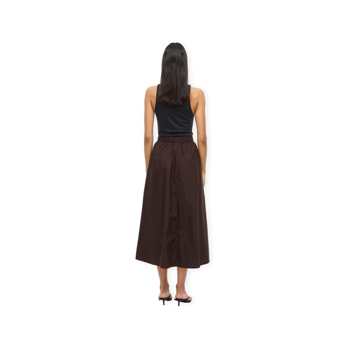 Κοντές Φούστες Vila Noos Sophie Skirt - Coffee Bean