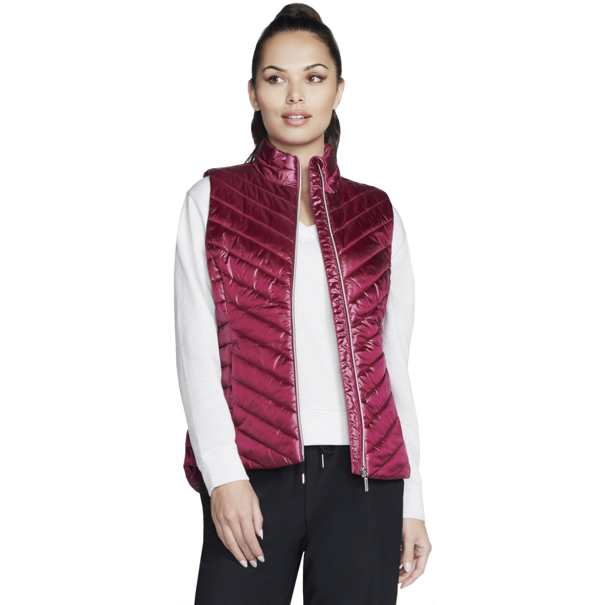 Χοντρό μπουφάν Skechers GO Shield Shine Vest