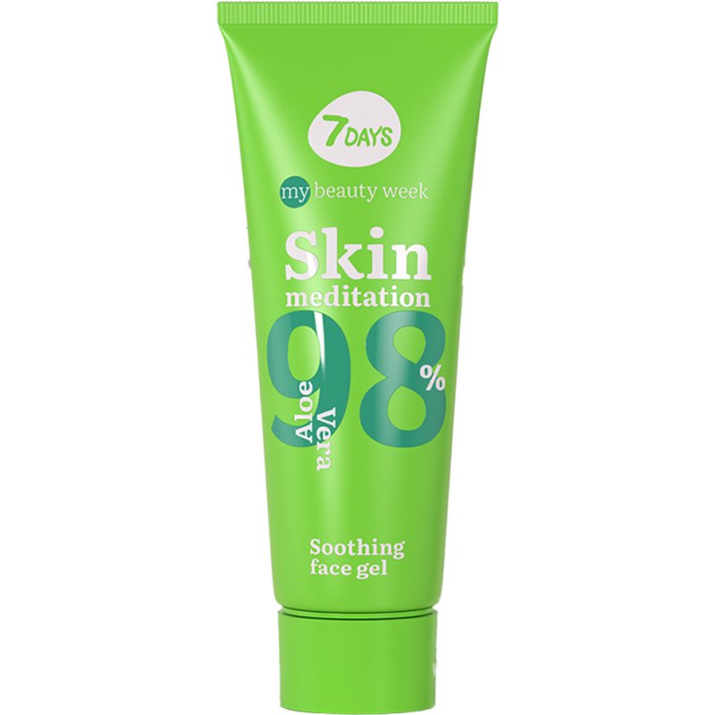 7DAYS Skin Meditation Soothing Face Gel Καταπραϋντικό Τζελ Προσώπου & Σώματος με 98% Αλόη 80ml