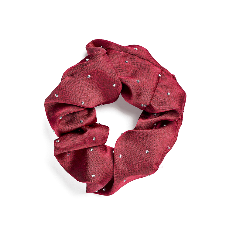 Κόκκινο Scrunchie Με Στρας