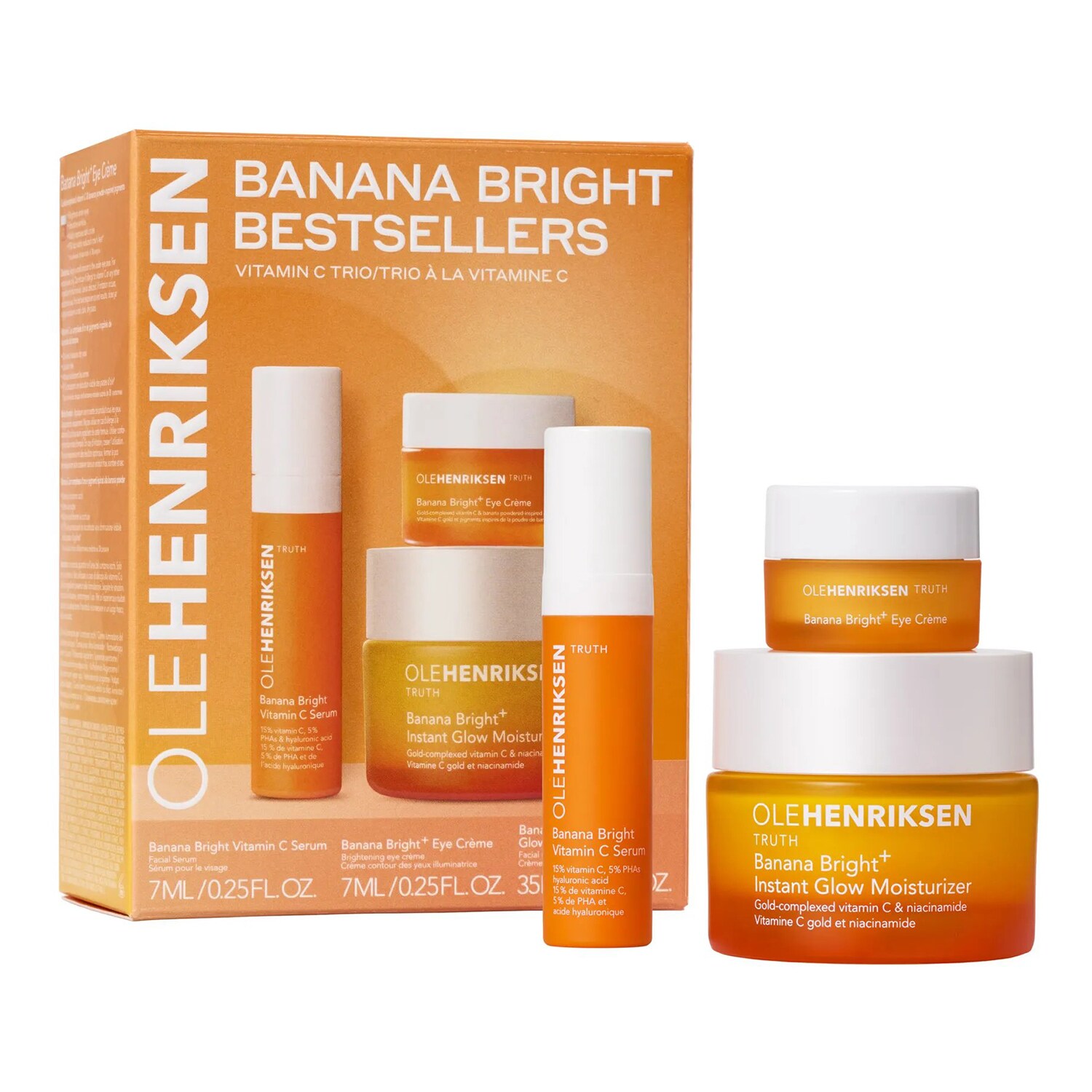 Ole Henriksen - Banana Bright+ Set - Σετ περιποίησης προσώπου με βιταμίνη C | 35 ml