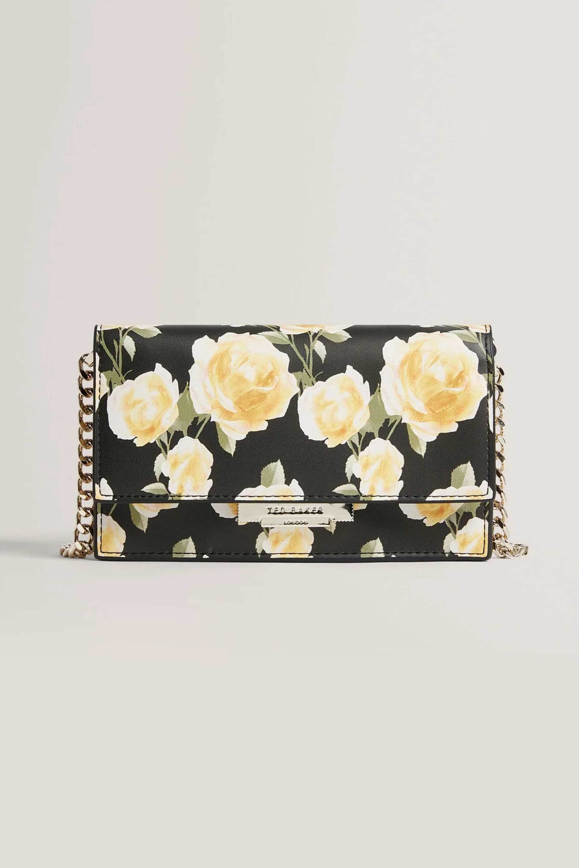 Ted Baker γυναικείο τσαντάκι ώμου με rose print "Mahirya" | ONE SIZE