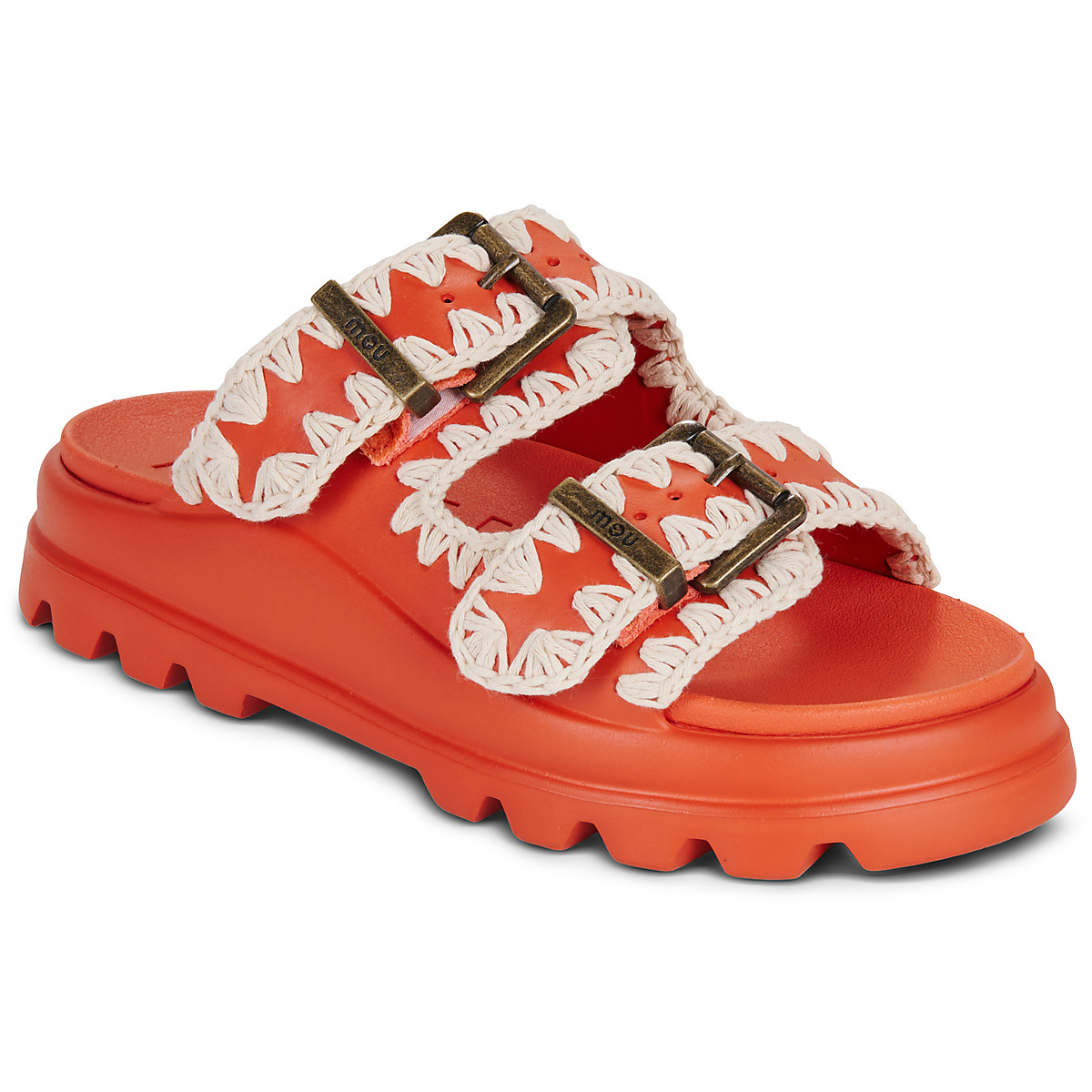 Mules Mou EVA ONE-PIECE SLIDE TWO-BUCKLE