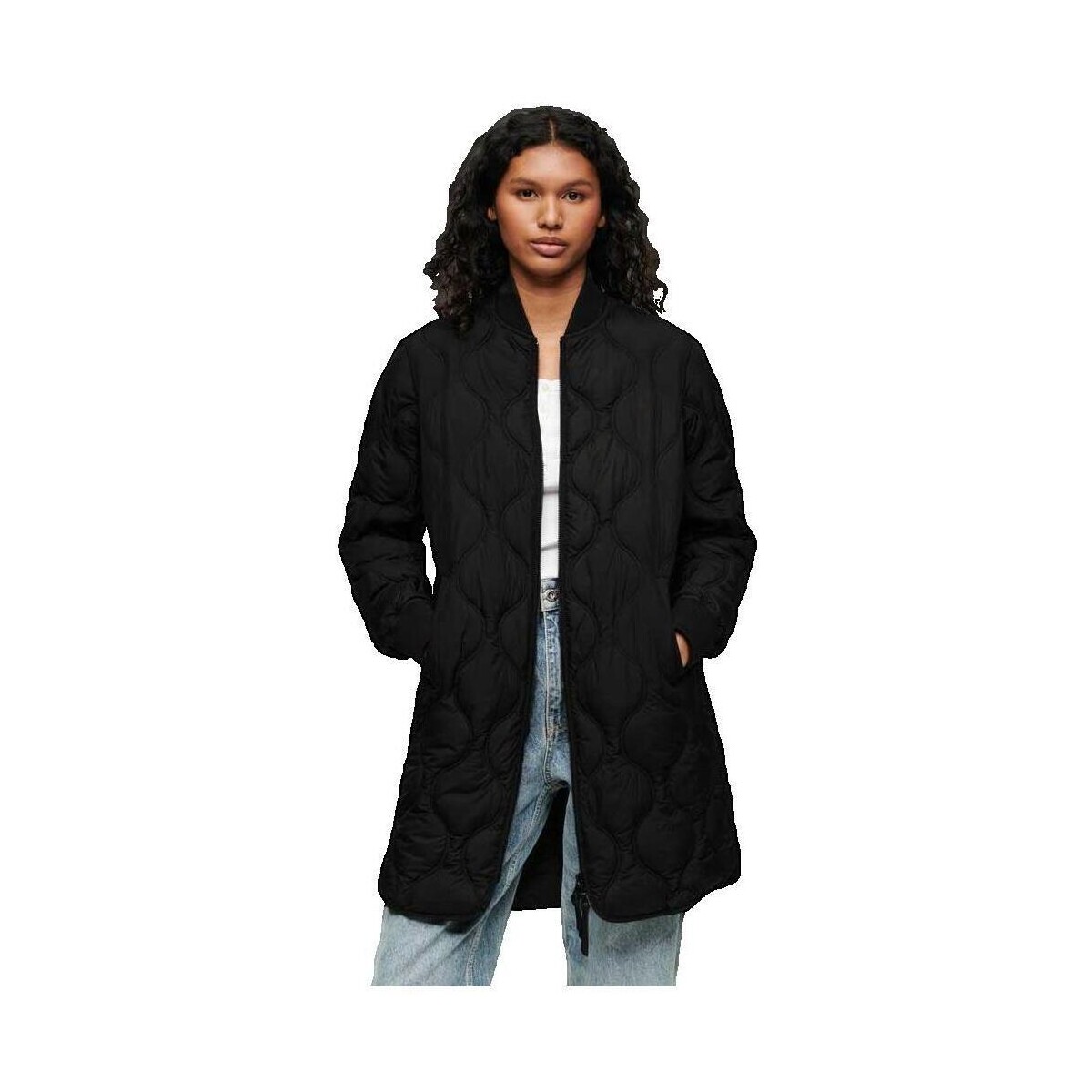 Παλτό Superdry Manteau Studio Long Liner matelassé