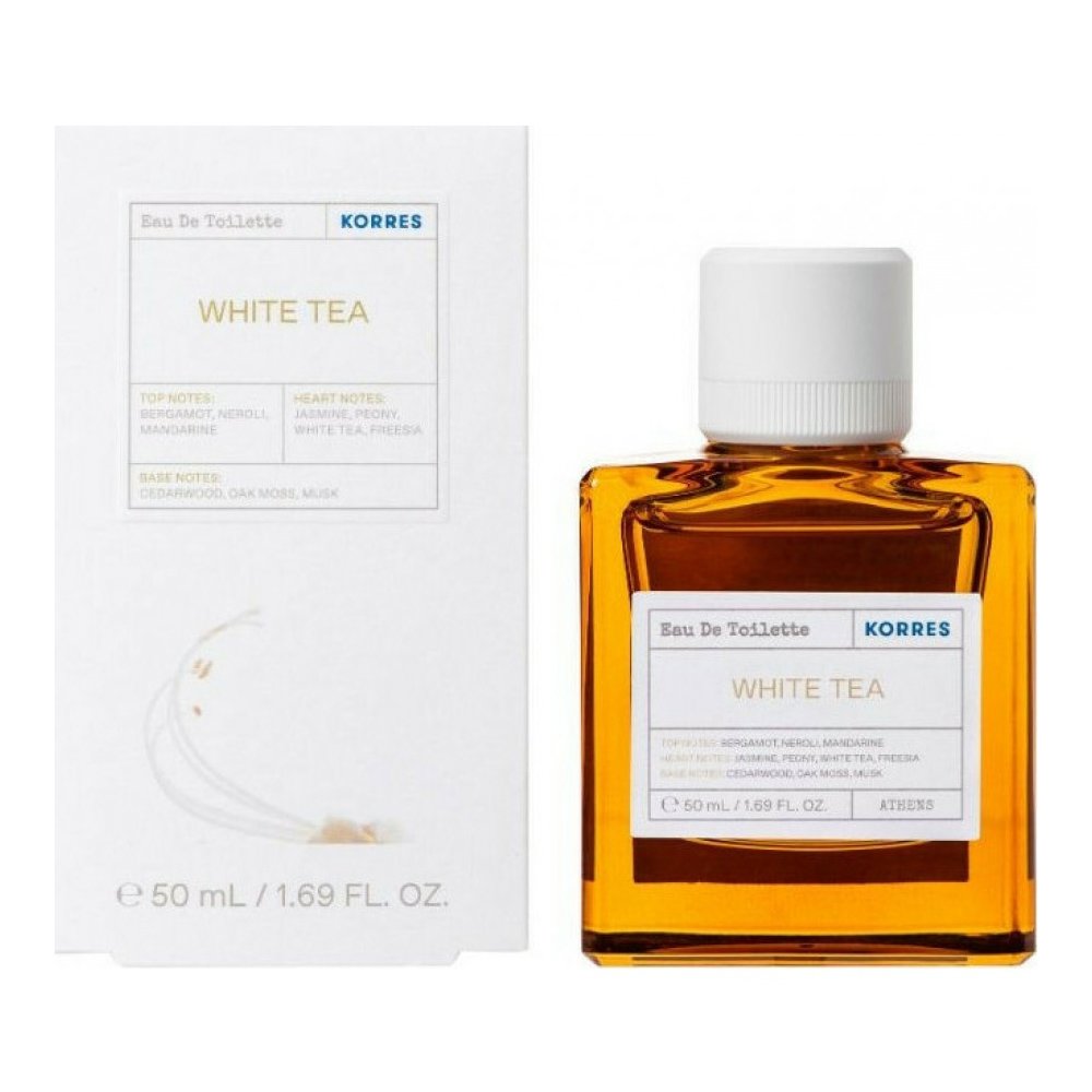 Korres White Tea Eau De Toilette Γυναικείο Άρωμα με Νότες από Λευκό Τσάι, Φρέζια & Περγαμόντο 50ml