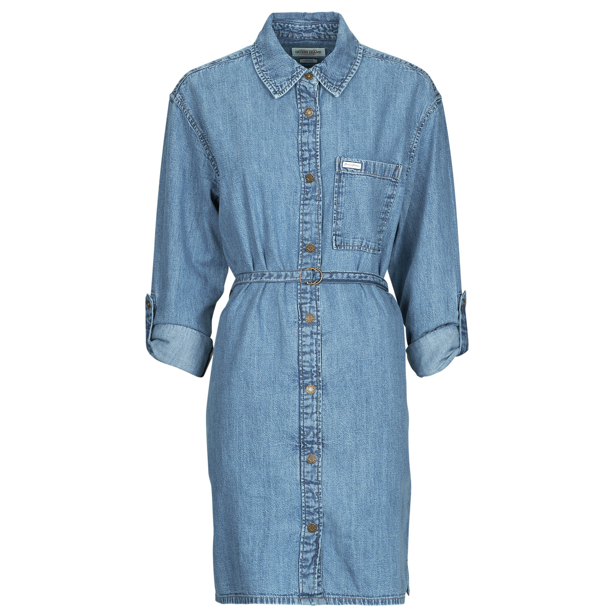 Κοντά Φορέματα Guess GJ LS DENIM SHIRT