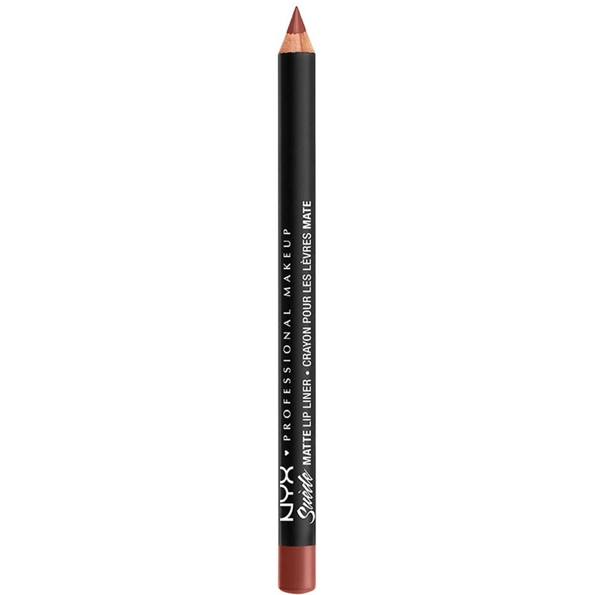 Nyx Professional Makeup Suede Matte Lip Liner Μολύβι Χειλιών που Προσφέρει Μέτρια προς Πλήρη Κάλυψη 1g - Spicy