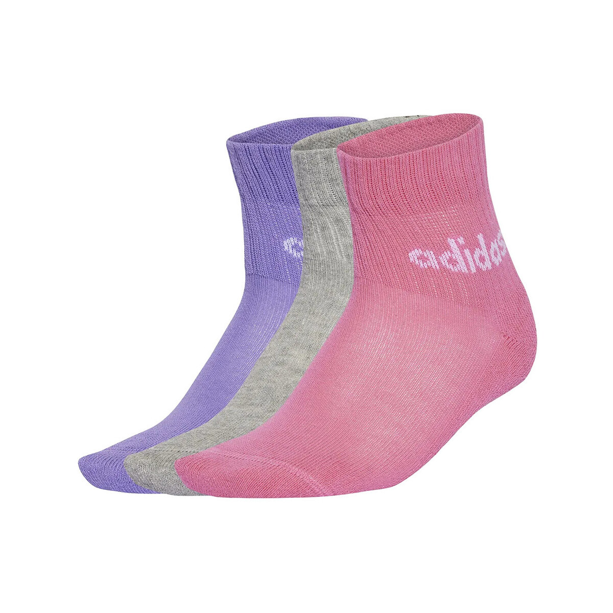 Αθλητικές κάλτσες adidas Chaussettes linear multicolore pour enfants