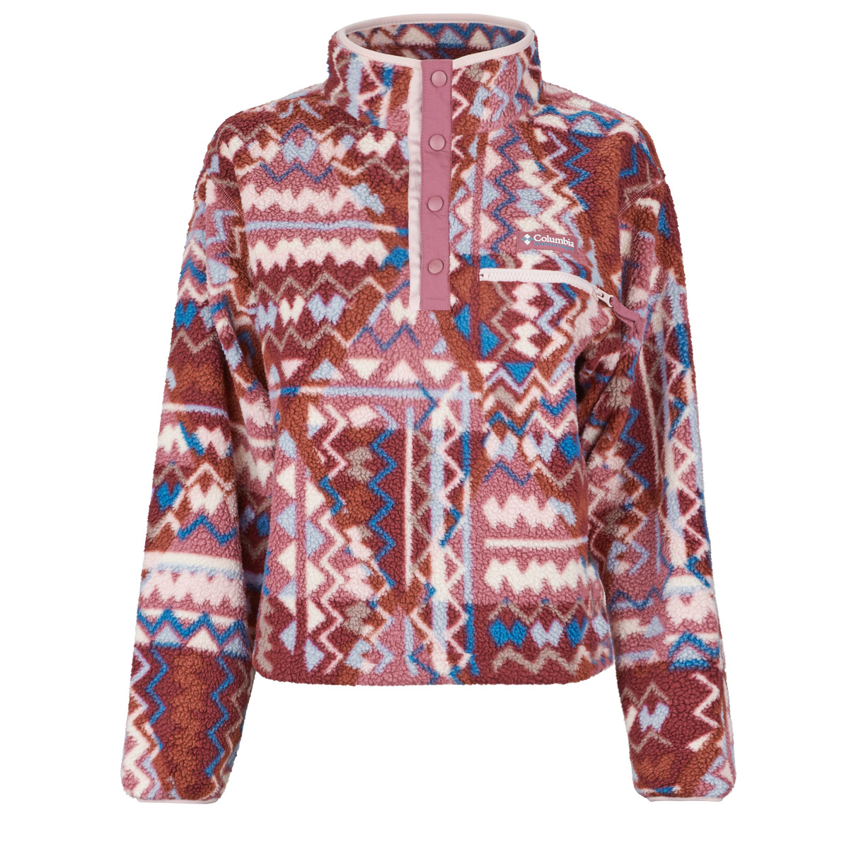 Fleece Columbia Helvetia II Printed Cropped Half Snap Fleece