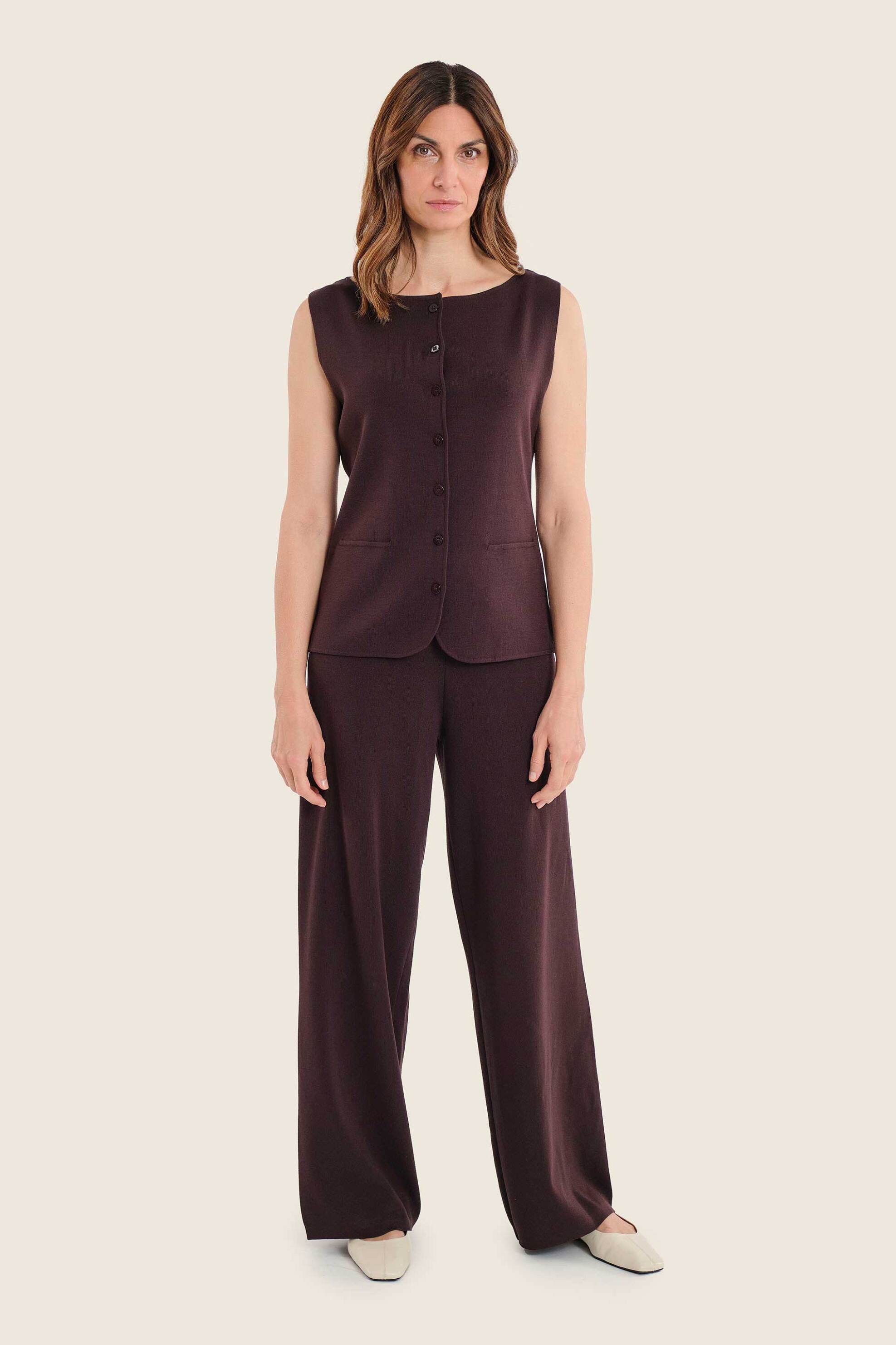 Gerry Weber γυναικείο παντελόνι πλεκτό Straight Fit