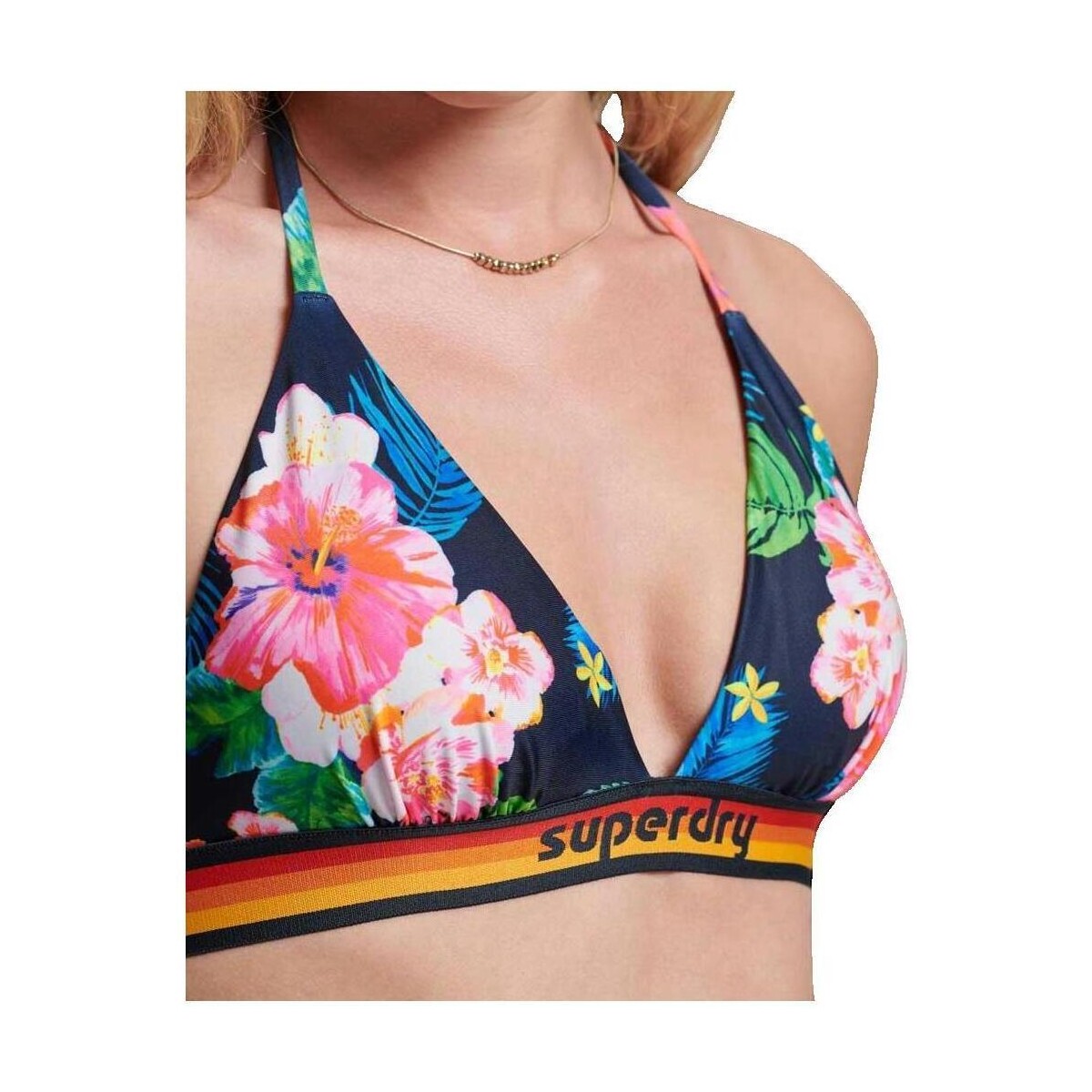 Μαγιό μόνο το πάνω ή κάτω μέρος Superdry Haut de maillot de bain Vintage Logo Tri