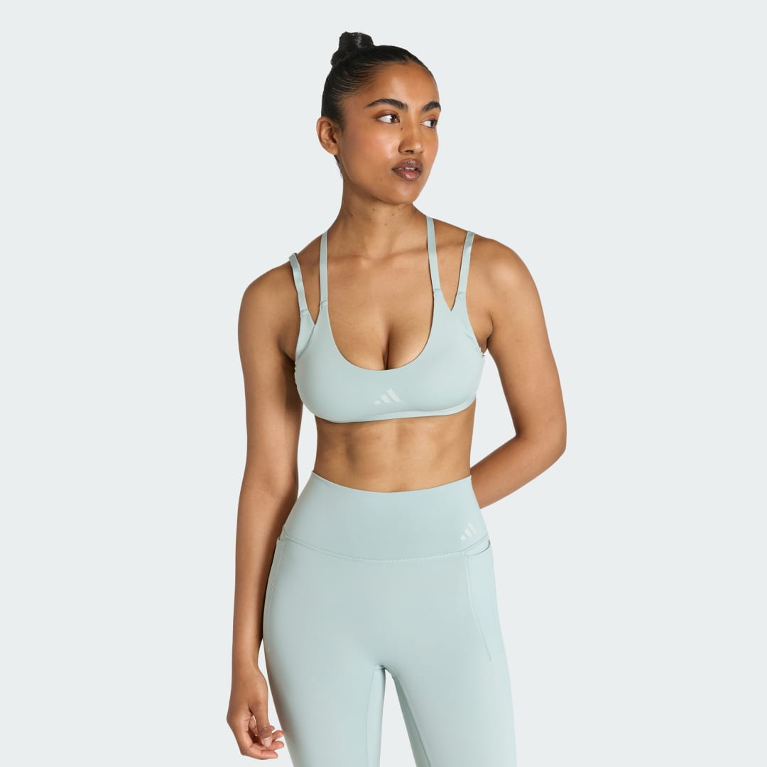 Αθλητικό bra ελαφριάς υποστήριξης Optime Workout Strappy