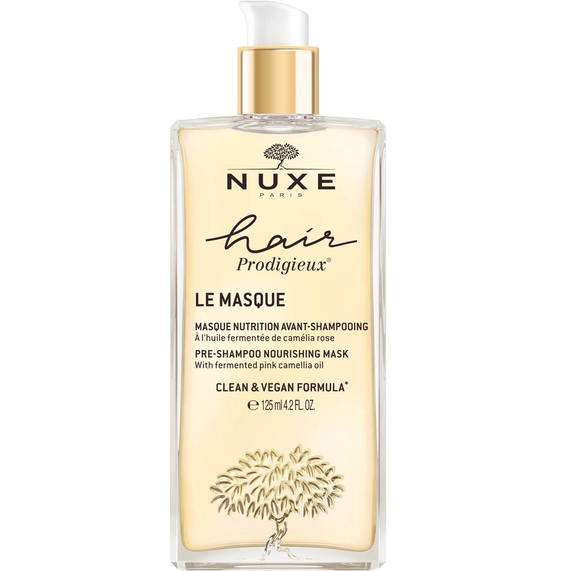 Nuxe Hair Prodigieux Pre Shampoo Nourishing Mask Αρωματική Μάσκα Θρέψης για Πριν το Λούσιμο για Ξηρά Μαλλιά με Εκχύλισμα Ροζ Καμέλιας για Εντατική Θρέψη & Μεταξένια Υφή 125ml