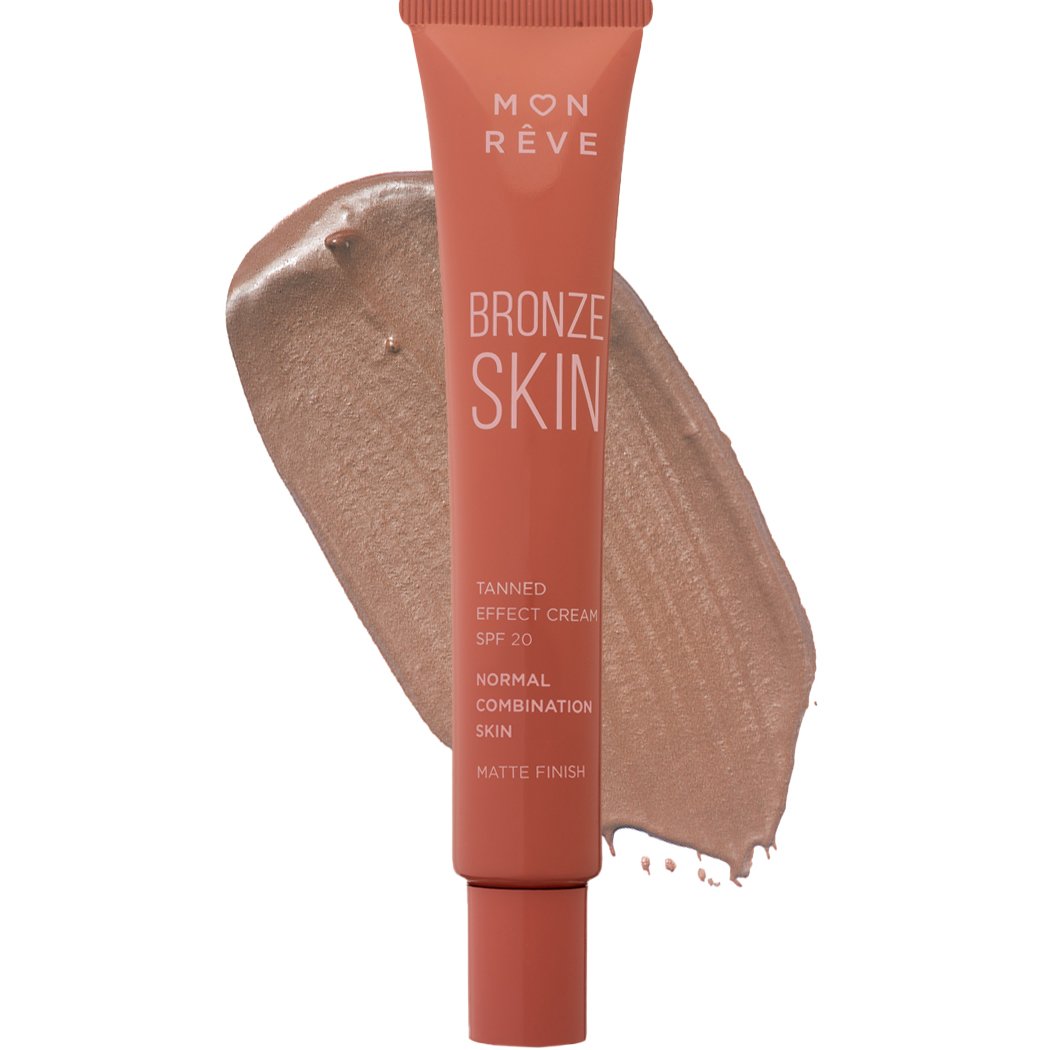 Mon Reve Bronze Skin Tanned Effect Cream for Normal & Combination Skin Κρέμα για Εφέ Μαυρίσματος με Ματ Αποτέλεσμα, Κατάλληλη για Κανονικό - Μεικτό Δέρμα 30ml