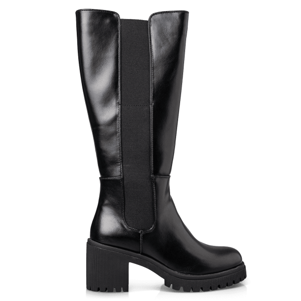 BLOCK MID-HEELED BOOTS