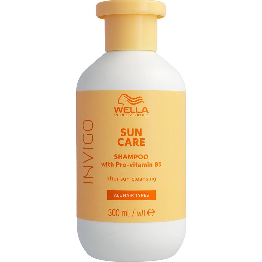 Wella Invigo Sun Care Shampoo with Pro-Vitamin B5 All Hair Types 300ml,Σαμπουάν Βαθύ Καθαρισμού για Χρήση Μετά την Έκθεση στον Ήλιο για Όλους τους Τύπους Μαλλιών