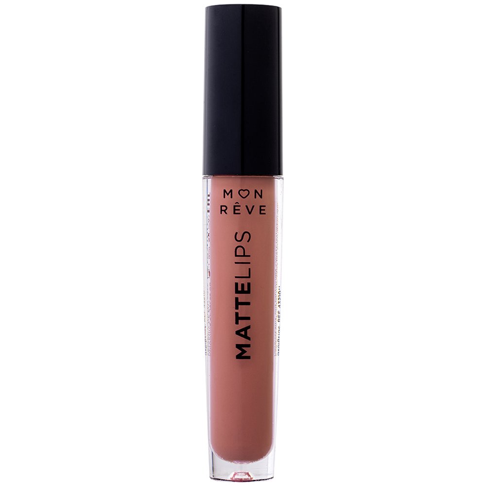 Mon Reve Matte Lips Liquid Lipstick Υγρό Ματ Κραγιόν με Πλούσιο Χρώμα Μεγάλης Διάρκειας 4ml - 21