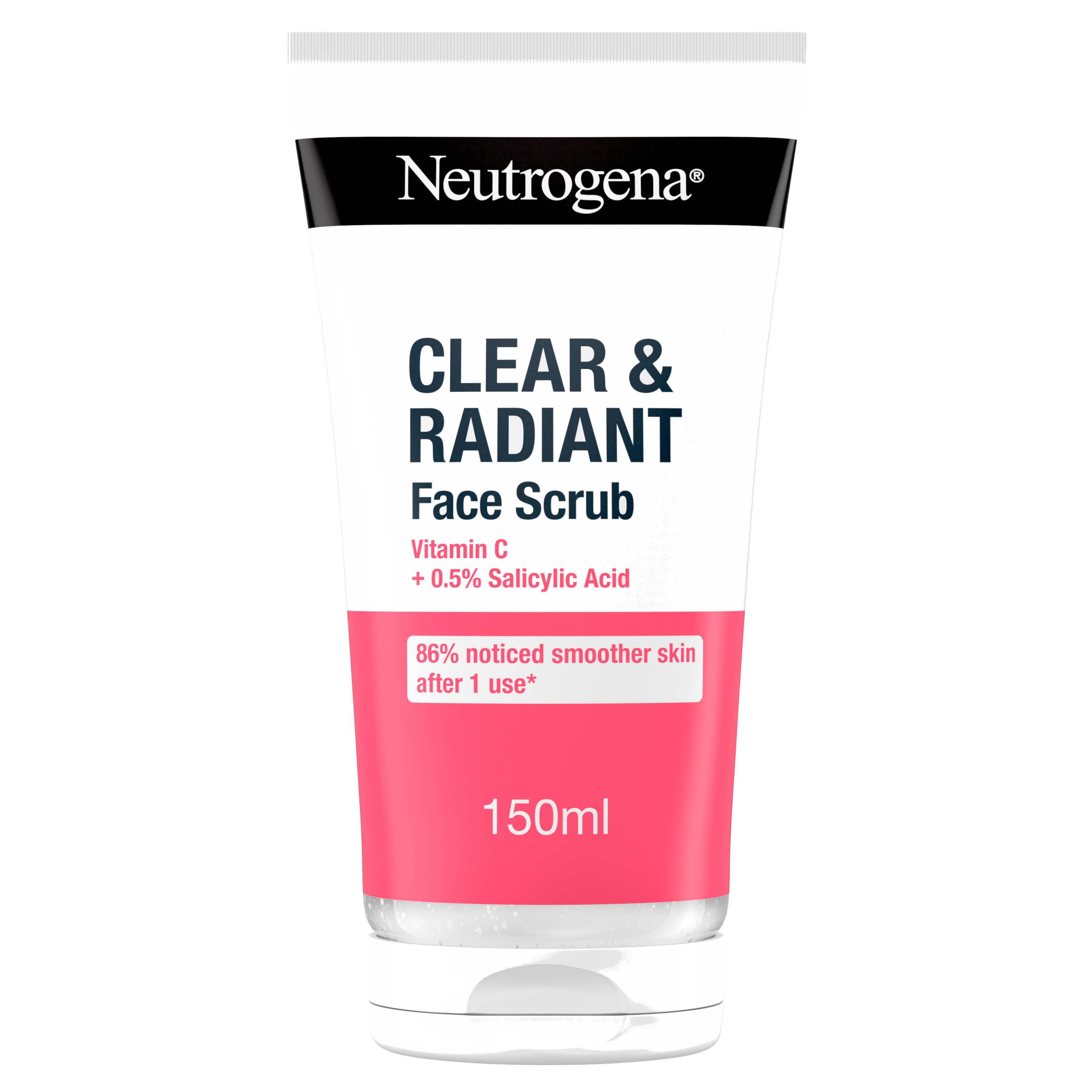 Neutrogena Clear & Radiant Face Scrub Απολεπιστικό Προσώπου με Βιταμίνη C & Σαλικυλικό Οξύ 150ml