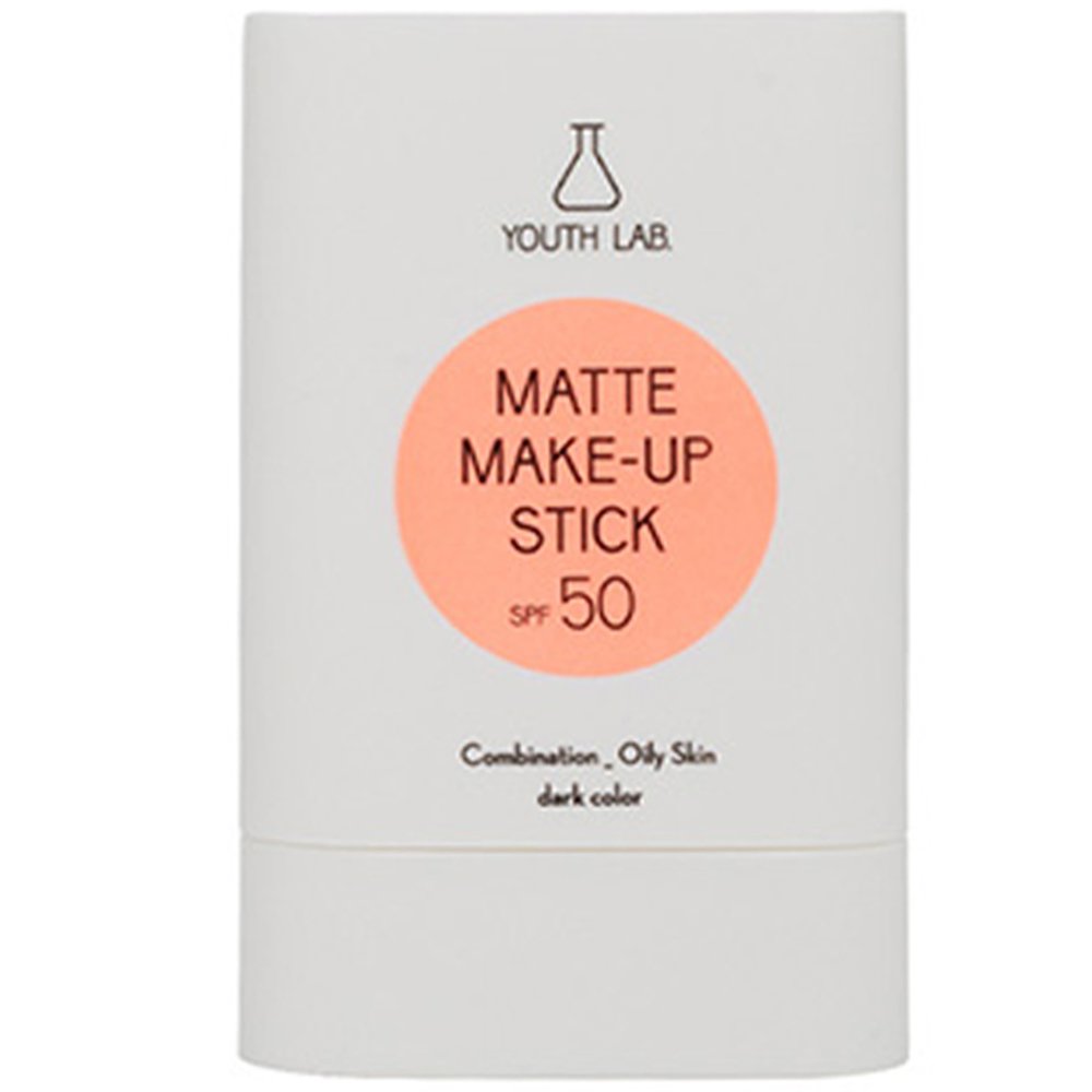 Youth Lab Matte Make Up Spf50 Dark Colour Stick Ανάλαφρο Ματ Αντηλιακό Make-Up Stick Υψηλής Προστασίας με Χρώμα για Ομοιόμορφη Κάλυψη & Έλεγχο της Λιπαρότητας 20g