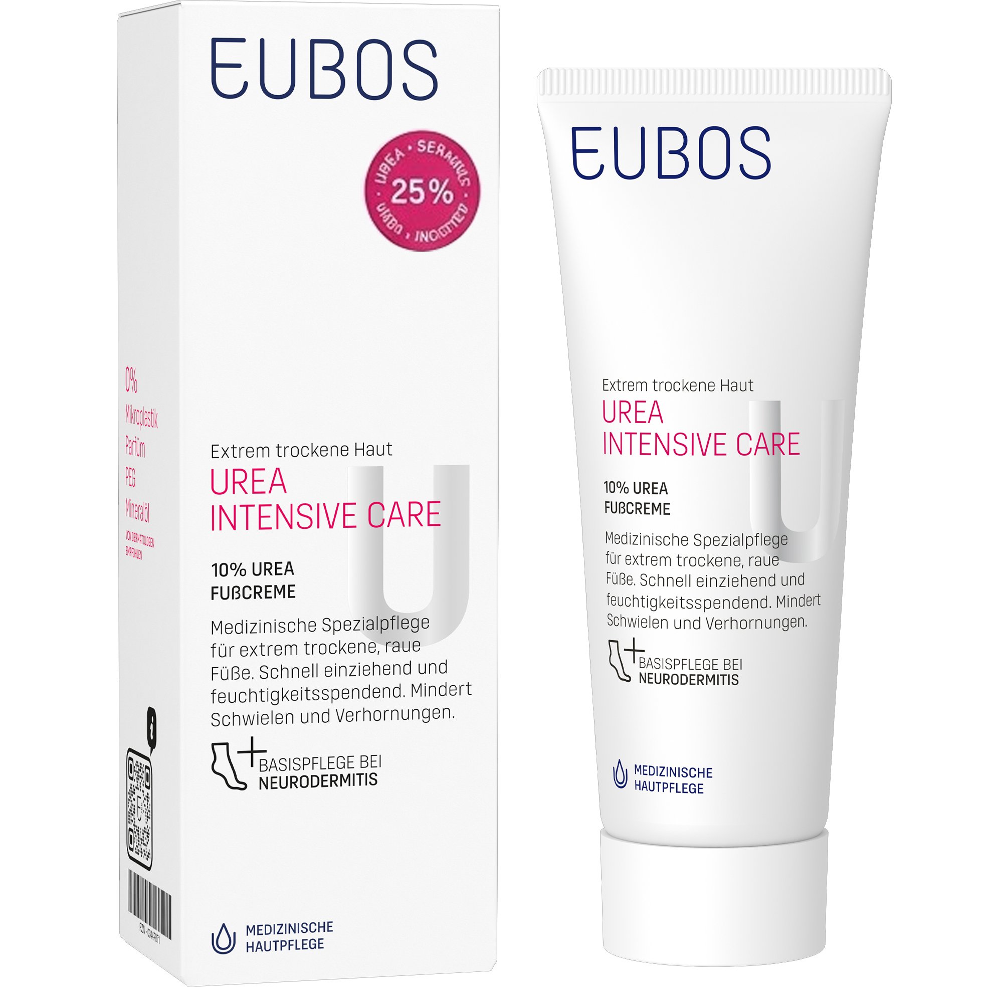 Eubos Promo Urea Intensive Care 10% Foot Cream Ειδική Δερματολογική Κρέμα για το Εξαιρετικά Ξηρό & Τραχύ Δέρμα των Ποδιών 125ml