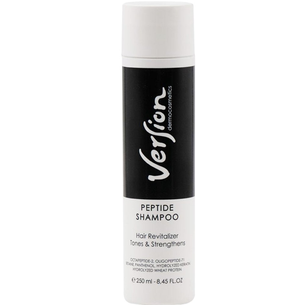 Version Peptide Shampoo Τονωτικό Σαμπουάν με Πεπτίδια που Ενισχύει την Ανάπτυξη & τον Όγκο των Μαλλιών 250ml