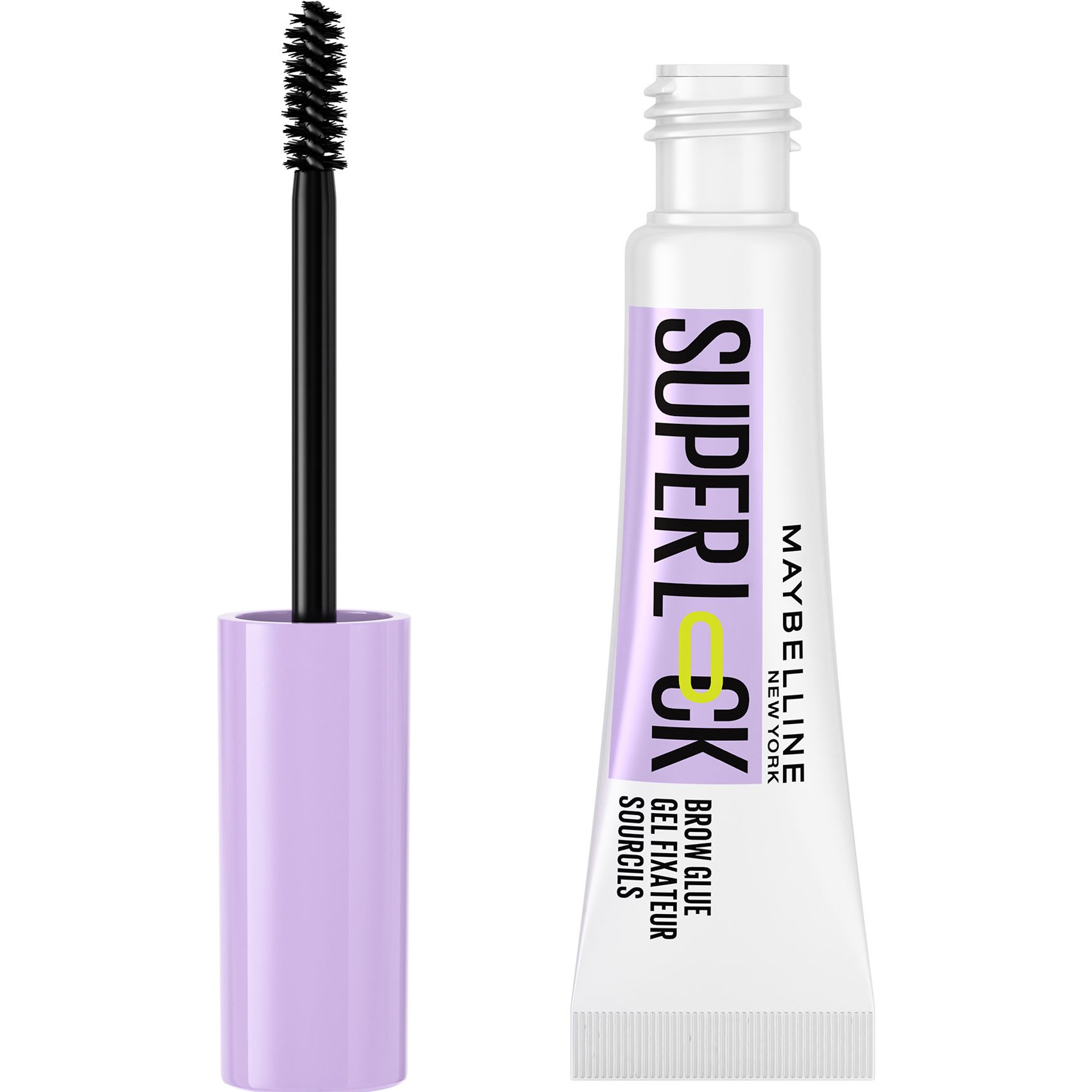 Maybelline Super Lock Brow Glue Διαφανές Τζελ Σταθεροποίησης για Καλοσχηματισμένα Φρύδια 1 Τεμάχιο
