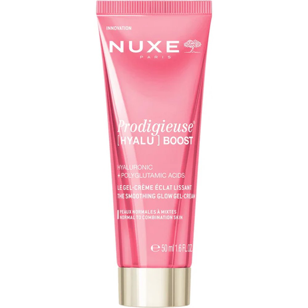 Nuxe Prodigieuse [Hyalu] Boost The Smoothing Glow Gel-Cream Κρέμα-Τζελ Προσώπου Λάμψης που Γεμίζει, Αναδεικνύει & Φωτίζει, για Κανονικές προς Μεικτές Επιδερμίδες 50ml