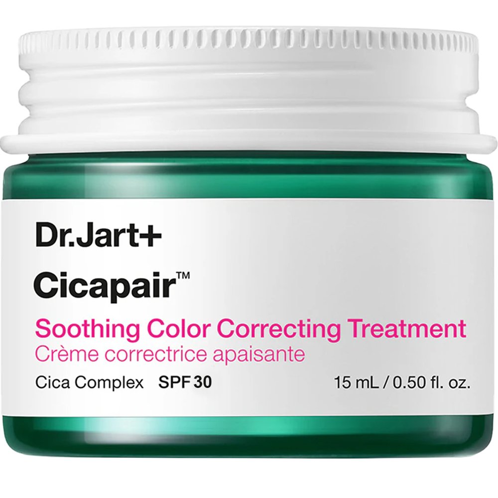 Dr.Jart+ Cicapair Spf30 Soothing Color Correcting Treatment Καταπραϋντική Κρέμα Προσώπου Υψηλής Προστασίας για Θεραπεία Διόρθωσης Χρώματος 15ml