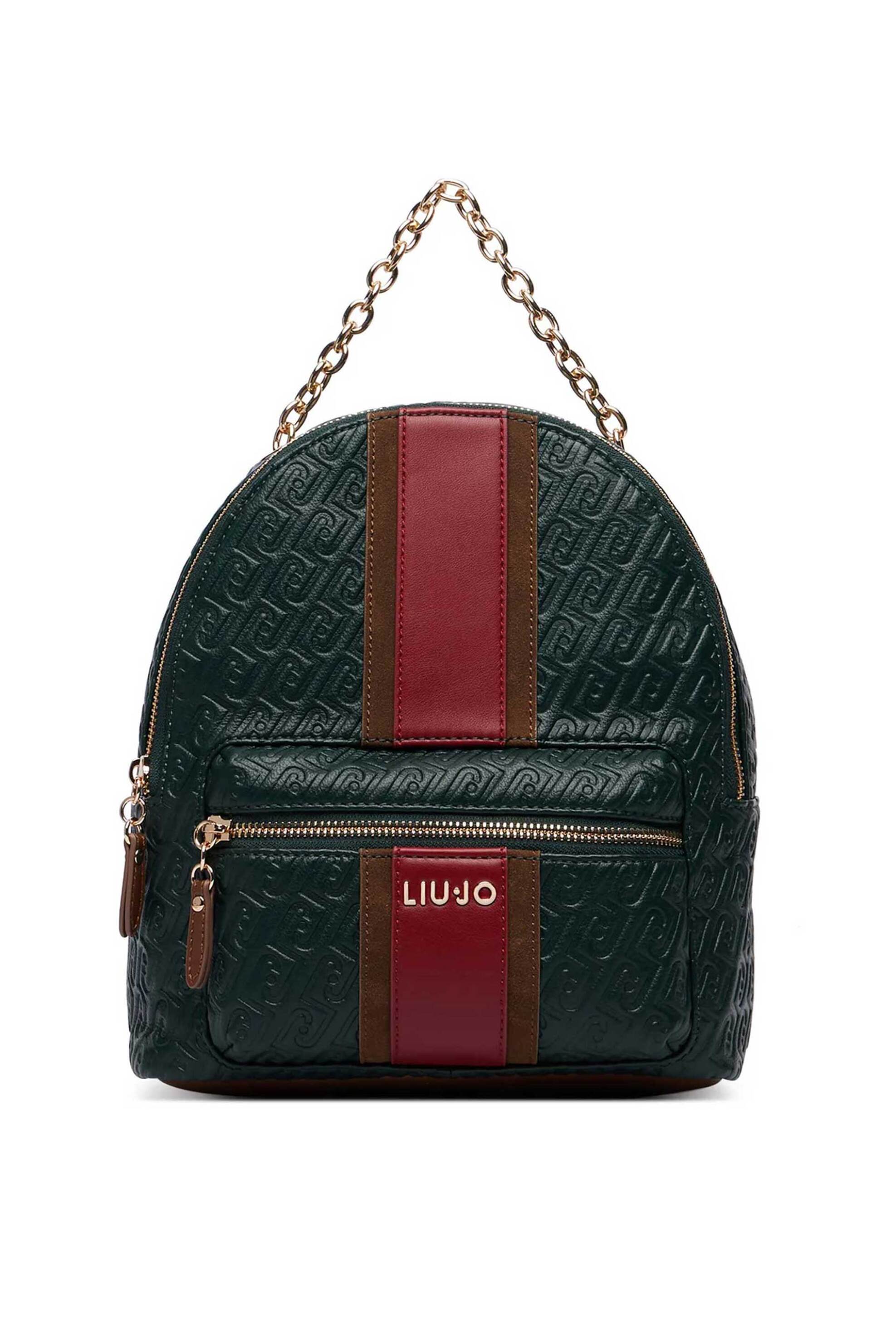 Liu Jo γυναικείο backpack με ανάγλυφο λογότυπο