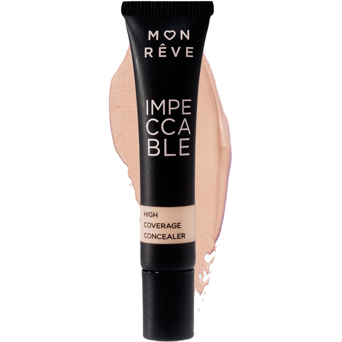 Mon Reve Impeccable High Coverage Concealer Υγρό Κονσίλερ Υψηλής Κάλυψης με Ματ Τελείωμα 8ml - No 101