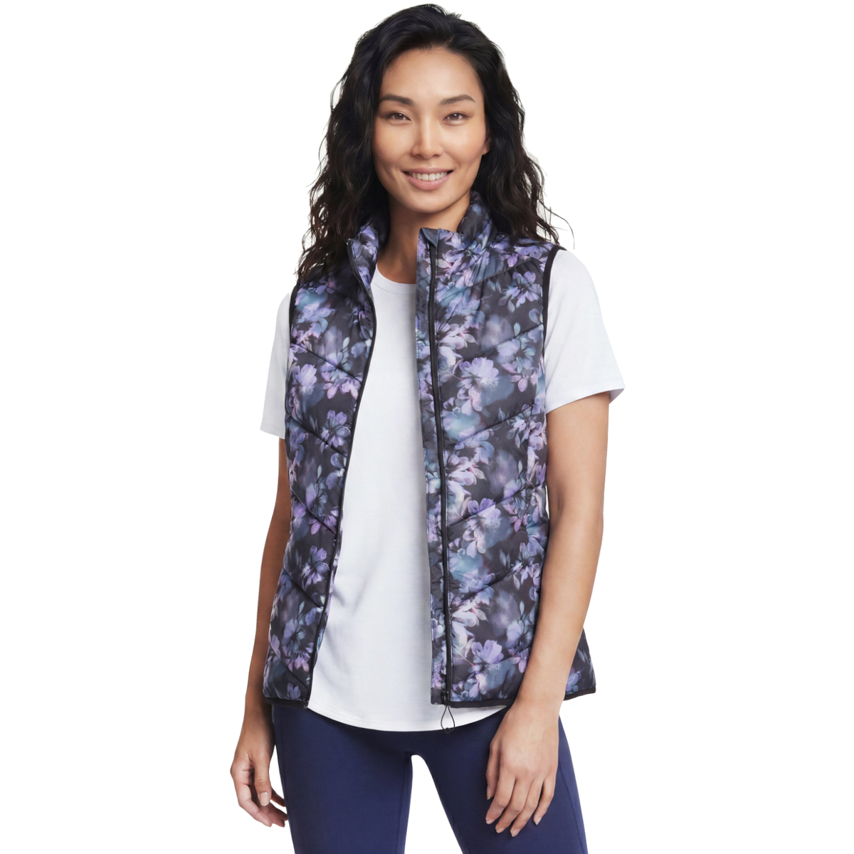 Χοντρό μπουφάν Skechers Cozy Fit Printed Vest
