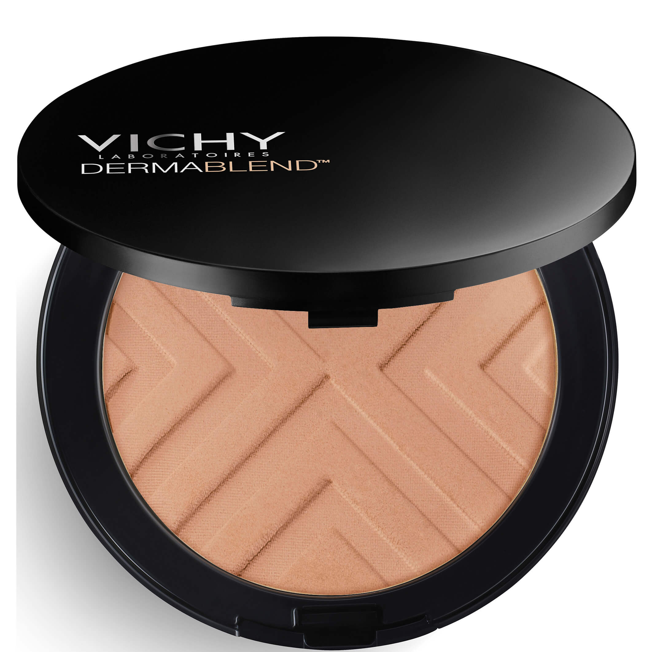 Vichy Dermablend Covermatte Make-Up Spf 25 Υψηλή Κάλυψη σε Μορφή Πούδρας για Λιπαρές Επιδερμίδες με Τάση Ακμής 9.5gr - 45 Gold