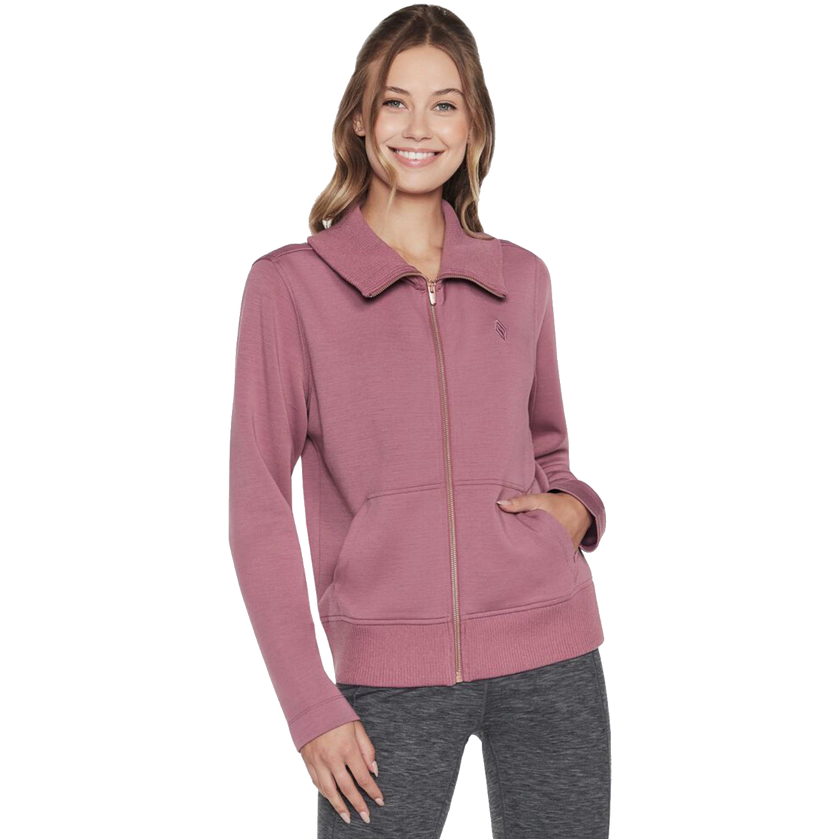 Ζακέτα Skechers Hoodless Hoodie Skechcloud Jacket
