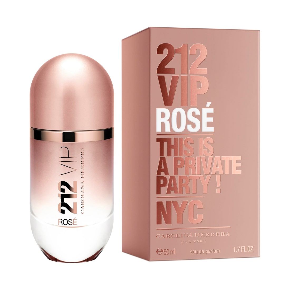 212 VIP Rose Eau De Parfum Spray | 50ml