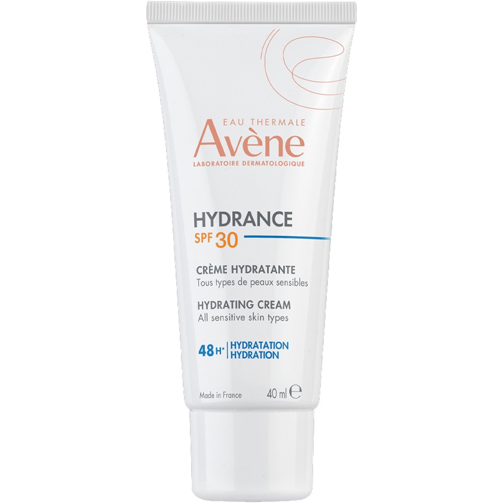 Avene Hydrance Spf30 Hydrating Cream Ενυδατική Κρέμα Προσώπου Υψηλής Προστασίας Κατάλληλη για Όλους τους Τύπους Επιδερμίδας 40 ml