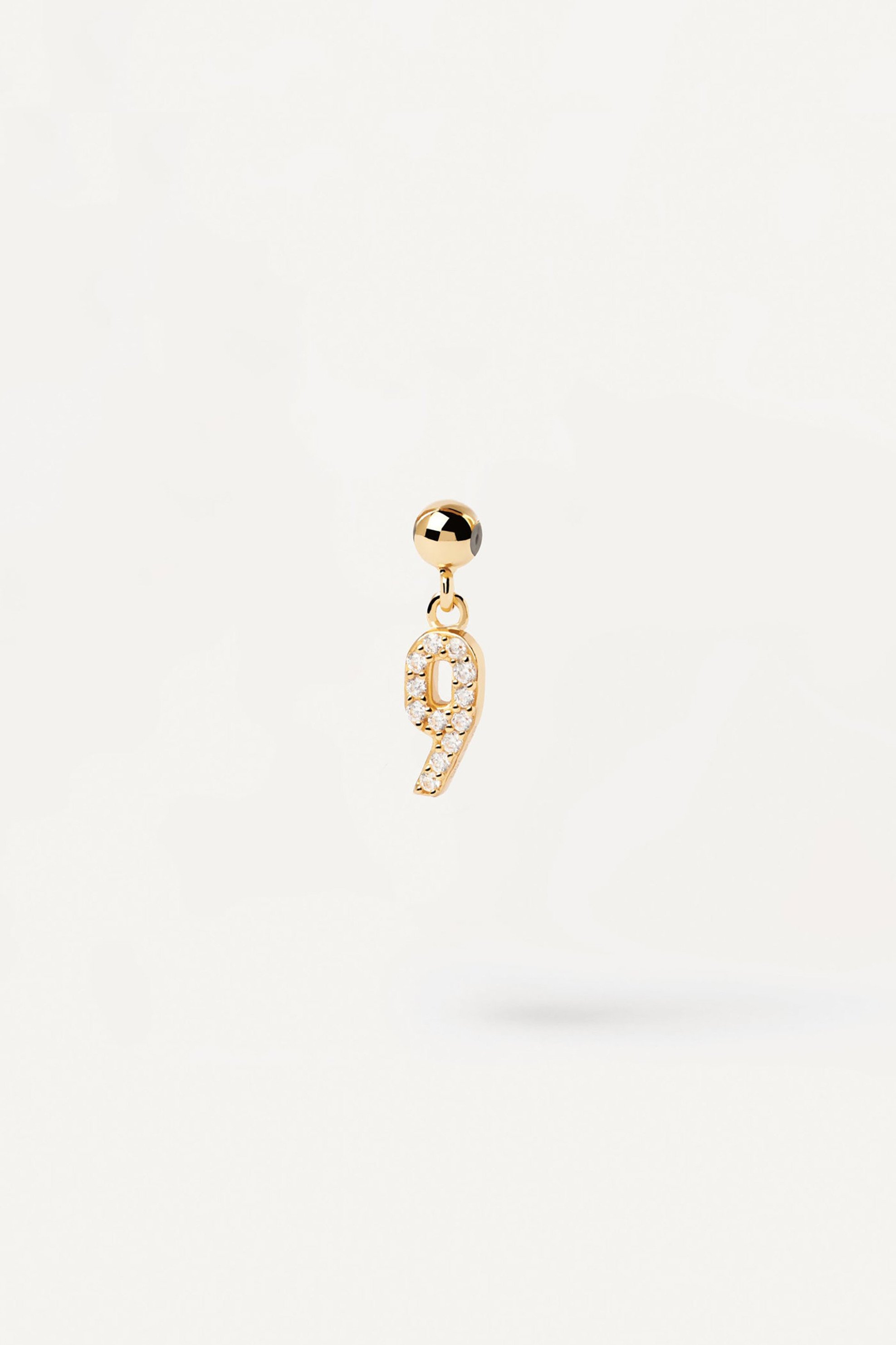 PDPAOLA γυναικείο charm "Number 9"