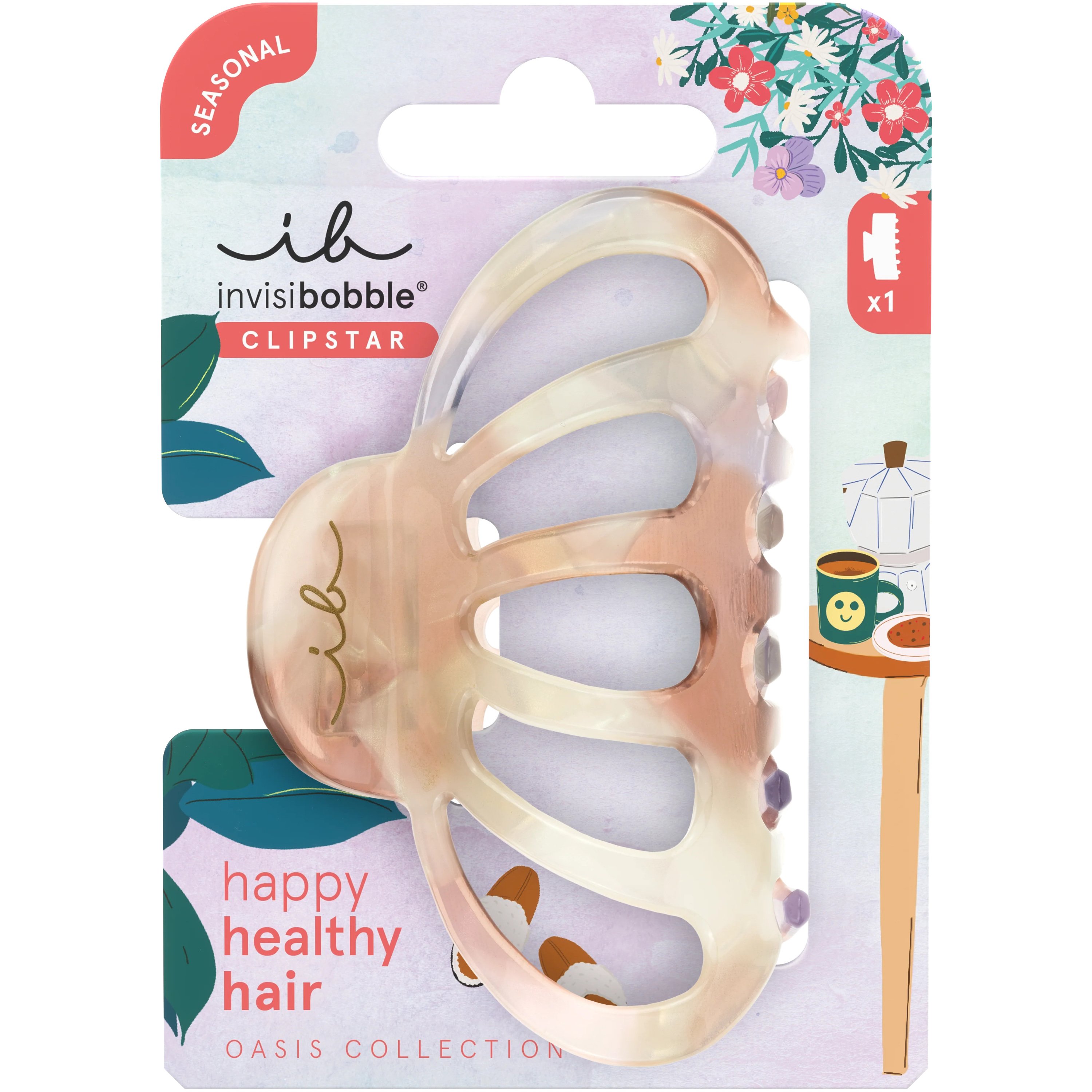 Invisibobble Clipstar Oasis Heaven Blue Κλάμερ για Λεπτά & Κανονικά Μαλλιά 1 Τεμάχιο