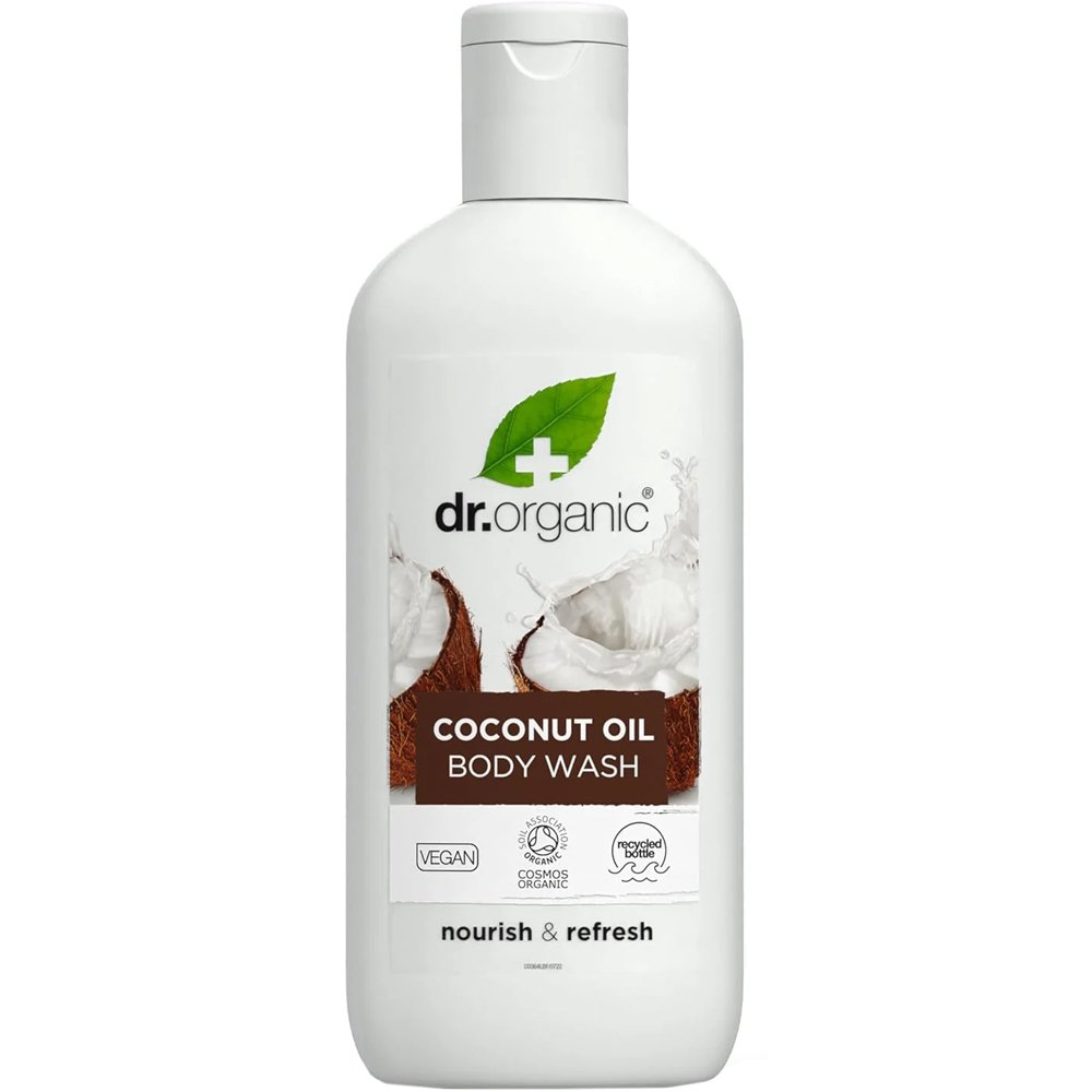 Dr Organic Virgin Coconut Oil Body Wash Αφρόλουτρο με Βιολογικό Έλαιο Καρύδας 250ml