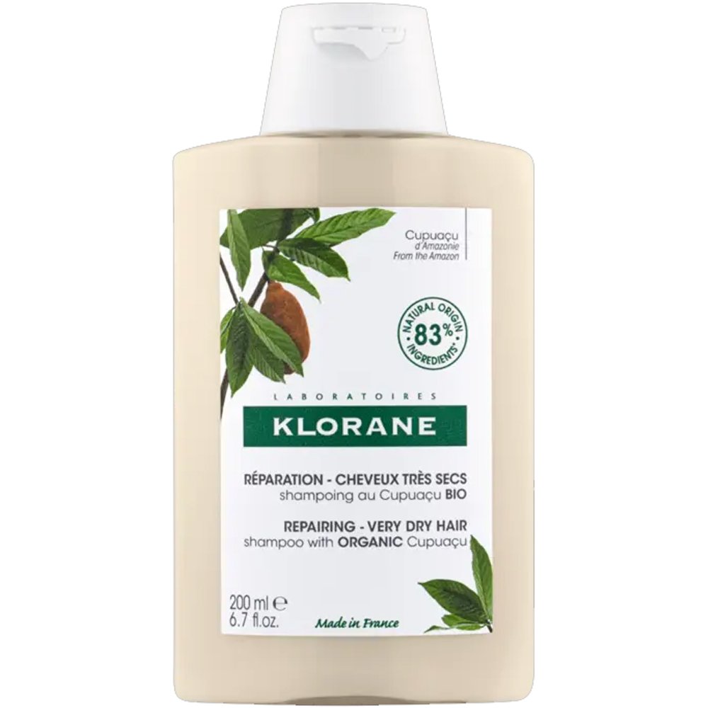 Klorane Cupuacu Butter Shampoo Σαμπουάν για Πολύ Ξηρά Μαλλιά με Βούτυρο Κουπουασού 200ml