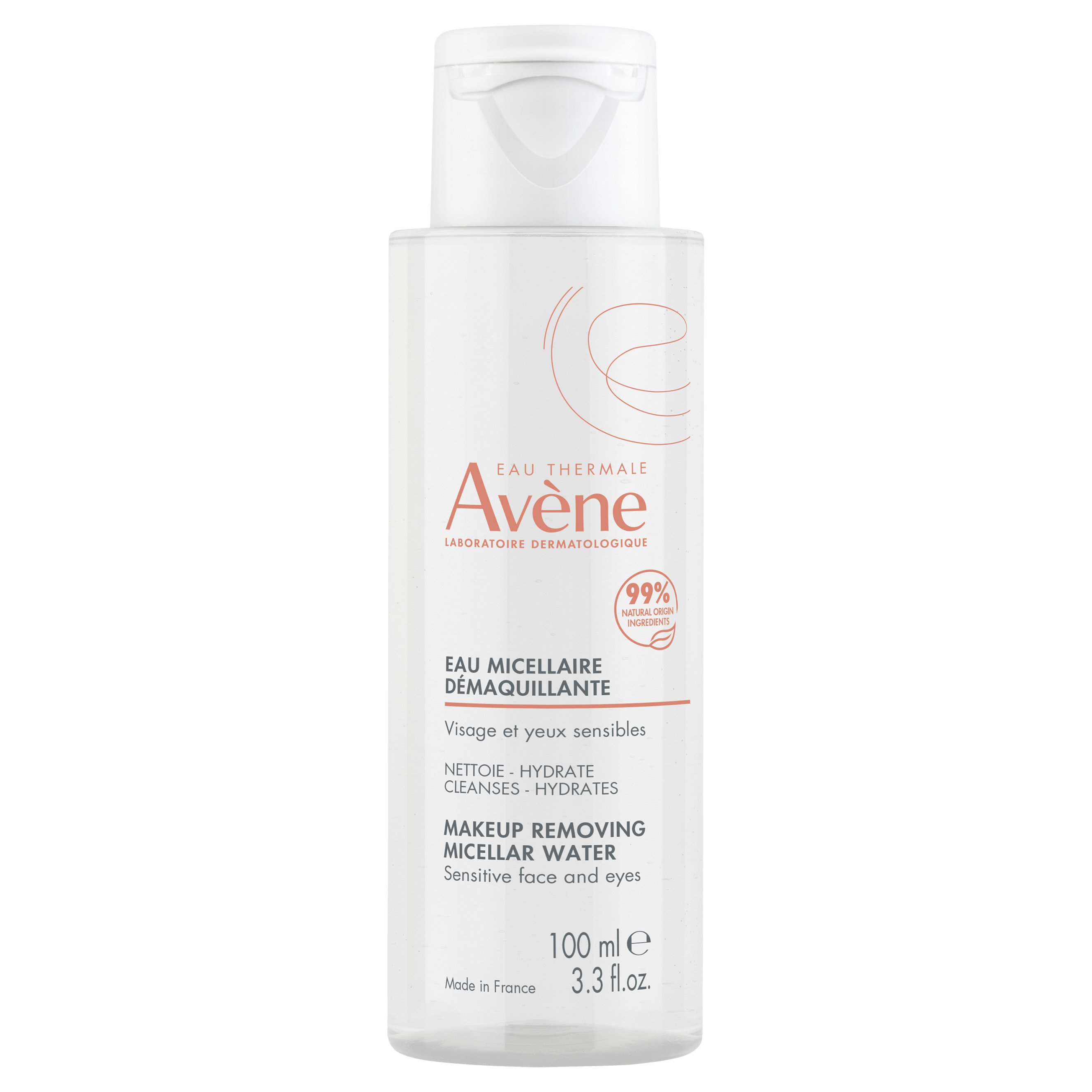 Avene Make Up Removing Water Sensitive Face & Eyes Νερό Καθαρισμού Προσώπου & Ντεμακιγιάζ, Κατάλληλο για Ευαίσθητο Δέρμα 100ml