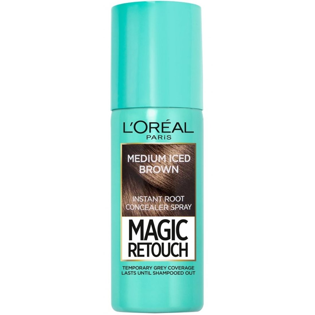 L'Oreal Paris Magic Retouch Spray Κάλυψης Λευκών Ριζών Καστανό Ψυχρό 75ml - 7 Medium Iced Brown