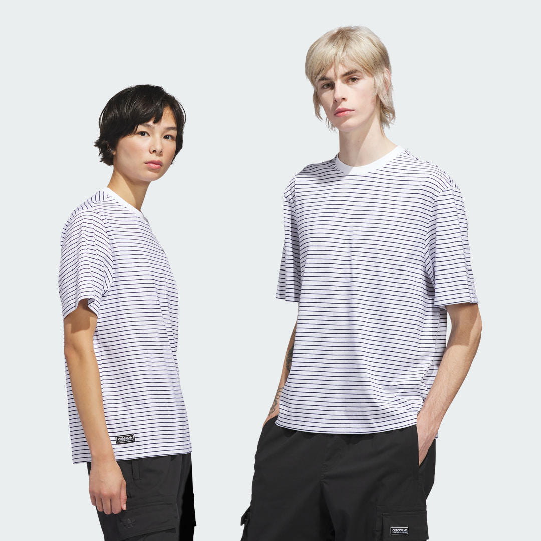 SKATEBOARDING YARN DYE TEE