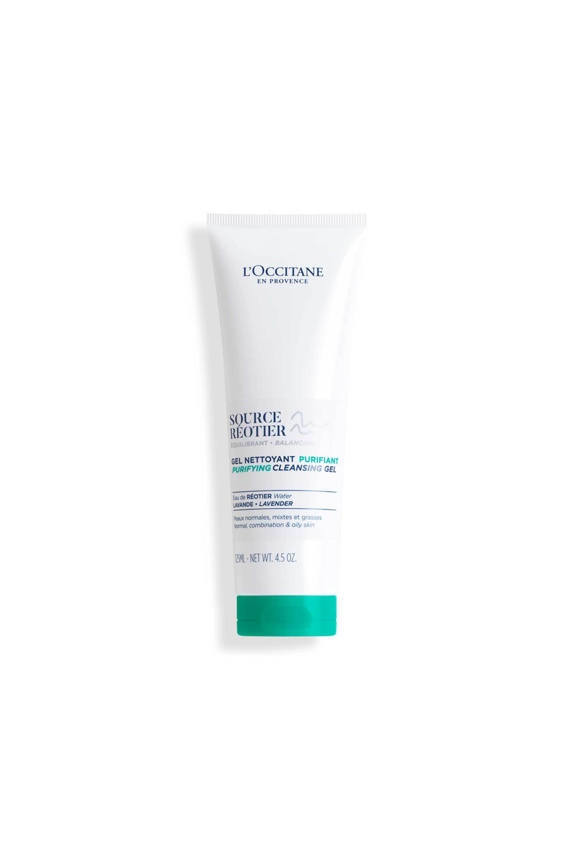 L'Occitane Source Reotier Purifying Cleansing Gel 125 ml