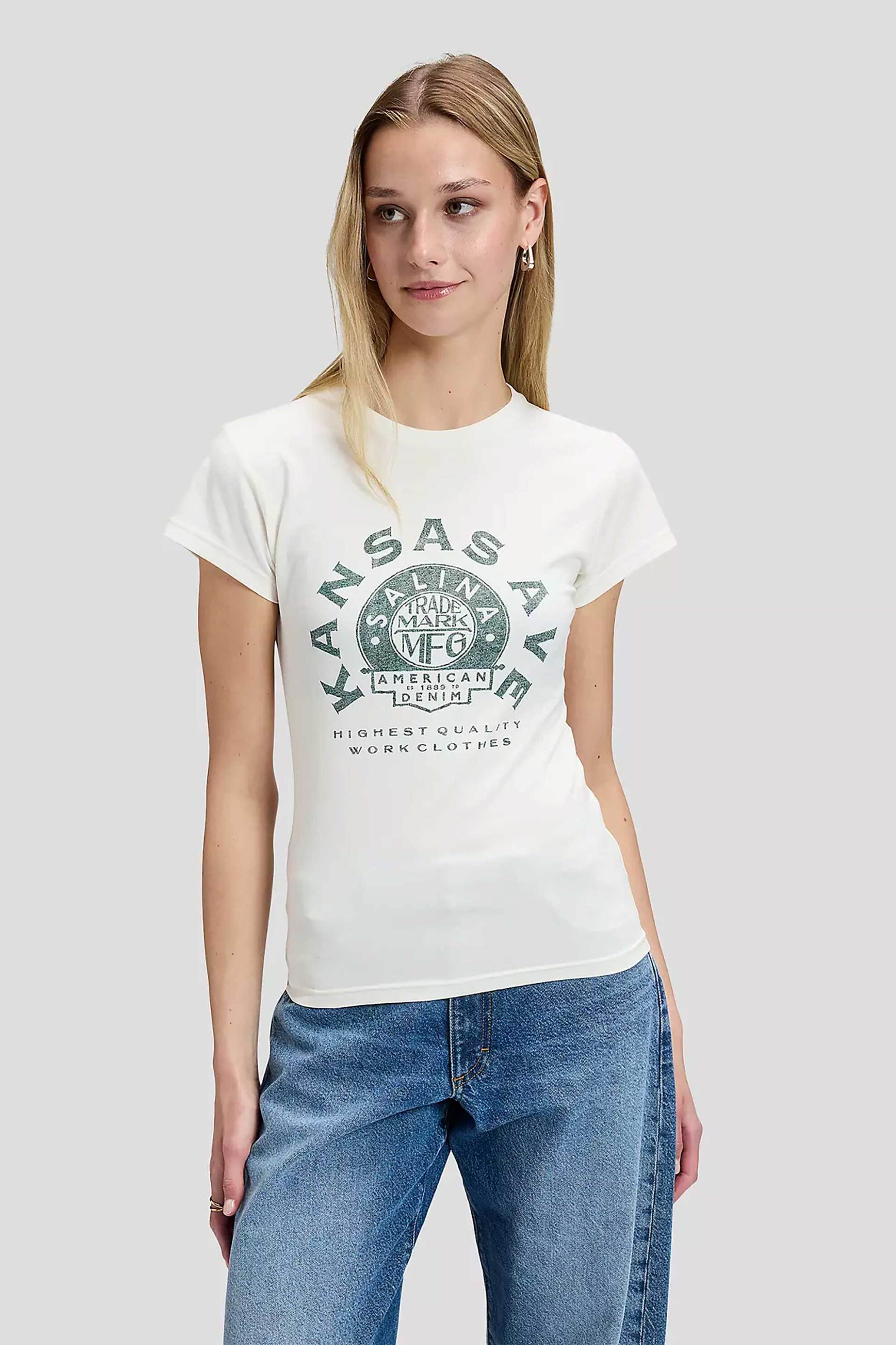 Lee® γυναικείο T-shirt Slim Fit "Record"