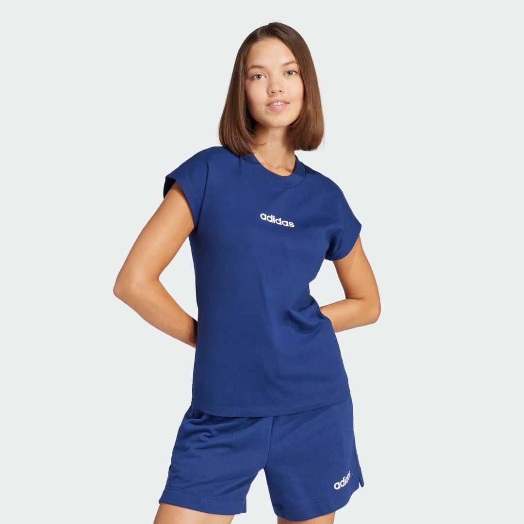 Essentials Linear Cotton Tee